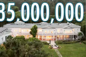 约5.48亿的神级豪宅，9900㎡60个房间+施华洛世奇的吊灯震撼我！视频封面