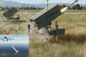 俄罗斯苏-34战斗机被先进地空导弹系统击落，发射导弹掉进海中