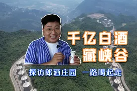价值千亿的白酒藏在四川的这个峡谷里面，航拍画面曝光，太壮观了视频封面