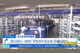浙江绍兴：纺织厂开机率不足五成，印染厂停产|天下财经视频封面
