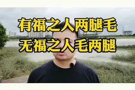 俗语：“有福之人两腿毛，无福之人毛两腿”，腿毛还能识人？视频封面