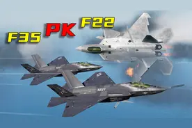 8架F22战斗机，遭遇30架F35！F22有能力将其全部消灭吗？游戏模拟视频封面