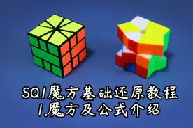 SQ1魔方基础还原教程(Square-1/SQ-1) 1.魔方及公式介绍视频封面