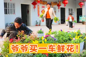 爷爷买一车鲜花，奶奶出难题，把爷爷吓跑了视频封面