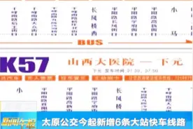 转发！太原公交今起新增6条大站快车线路，快看看路过你家吗？视频封面