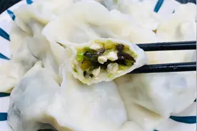 大年初一要吃素馅饺子，不放鸡蛋不放肉，教你调馅方法，鲜香味美视频封面