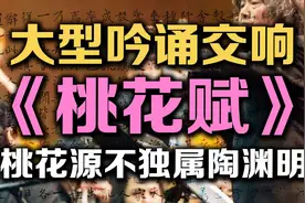 司马南：大型吟诵交响《桃花赋》桃花源不独属陶渊明视频封面