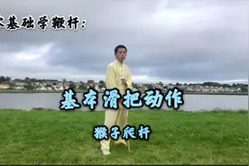 零基础学西北鞭杆: 基本滑把动作——猴子爬杆