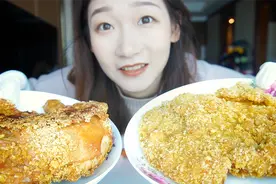 在家自制比脸还大的鸡排！做法竟然如此简单且便宜！