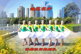 海棠依旧原创广场舞《油菜花开》分解教学