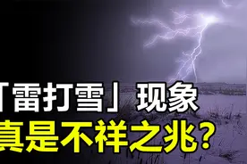 辽宁出现“雷打雪”现象，网友猜测是“不祥之兆”，是真的吗？视频封面