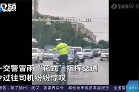 吉林一交警雨中指挥交通如同跳芭蕾，网友：生活需要仪式感视频封面