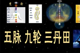 冥想修行完整的能量运行主体系：五脉九轮三丹田（三脉七轮）视频封面