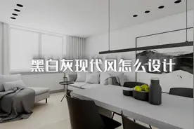 明星同款的黑白灰装修为什么能大火，看效果图就一目了然了