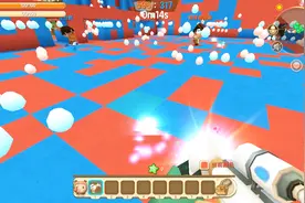 迷你世界：涂鸦大作战，三分钟把蓝队家直接变成红队！