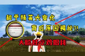 和平精英大变化，竟然是因为防沉迷？视频封面