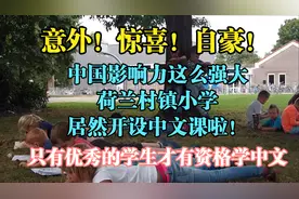 中国影响力这么大！荷兰村镇小学居然开设中文课成绩好才能学中文视频封面