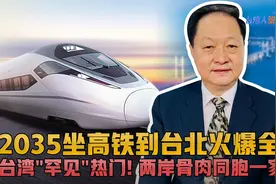 台湾“罕见”热门！2035坐高铁到台北火爆全岛，两岸同胞一家亲视频封面