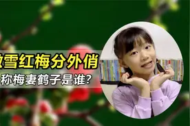 傲雪红梅分外俏，赞梅古诗格外美，人称“梅妻鹤子”是谁呢？视频封面
