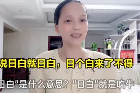 米兰又来日个白，在四川，“日白”是吹牛的意思。