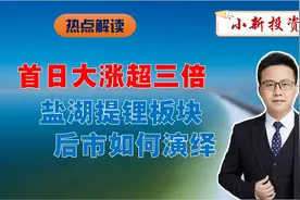 首日大涨超300%，盐湖提锂板块后市如何演绎？视频封面