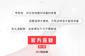 头条官方答疑：这样做到底能不能涨流量？（第二期）