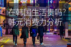 在韩国生活贵吗？韩元消费力分析。视频封面