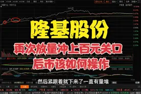 隆基股份再次放量冲破佰元关口，后市该如何操作？视频封面