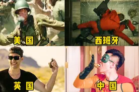 各国电影中的硬刚手雷，你觉得哪个更厉害？头盔加防弹衣能挡手雷视频封面