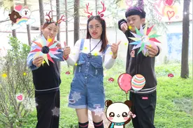 手工：小月折“哪吒”风火轮，飞得又快又远，而且还不伤人哦视频封面