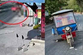 监拍！广西55岁妇女驾驶三轮搭载亲戚4人，不慎撞石侧翻致3人死亡视频封面