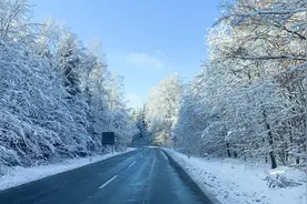 美到窒息的德国公路雪景 | YesMaggie