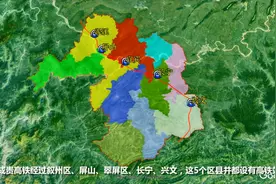 四川宜宾10个区县中，有8个通高铁，两条高铁过江安，却都没设站