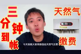 天冷了教大家用微信给天然气缴费不用等24小时3分钟就到账的方法视频封面