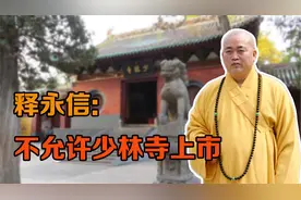 释永信执掌少林寺，有一条底线，就是不允许少林寺上市视频封面