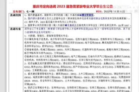 重庆市定向选调23届急需紧缺专业大学毕业生视频封面