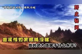 夏侯惇如果眼睛没瞎,他的武力值属于什么水平？视频封面