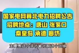 国家电网冀北电力招聘~共计280人，专业众多，河北省五市均有岗视频封面