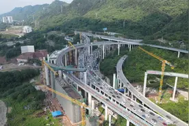 南坪江南立交四公里立交桥改造效果