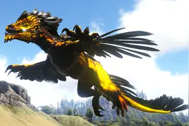 方舟生存进化 至尊14 我终于能上天了！驯服火属性岩龙