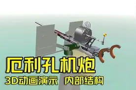 厄利孔机炮工作原理，3D动画演示！视频封面