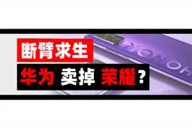 断臂求生，华为为什么卖掉荣耀？视频封面