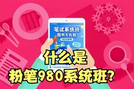 什么是粉笔980系统班？今天带你来了解一下～视频封面