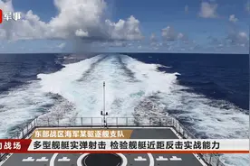 感受超燃现场！东部战区海军某驱逐舰支队多型舰艇实弹射击视频封面