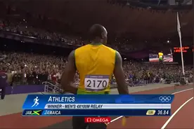 36秒84，博尔特领衔牙买加再次打破4x100m世界纪录！视频封面