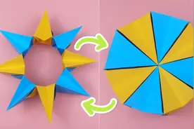 折纸可以无限翻转的纸玩具，简单又好玩，小朋友都喜欢视频封面