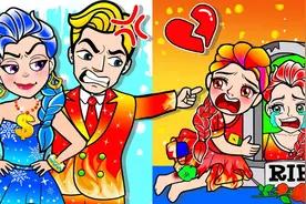 定格动画：女孩不喜欢阿姨总捣乱，阿姨宽容爱护危急时刻拼命救她视频封面