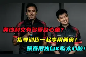 奥沙利文有多爱赵心童？一起训练享用美食！禁赛后独自K歌太心酸视频封面