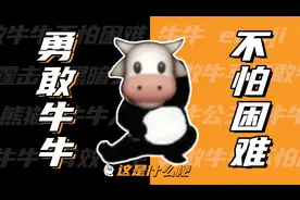 这是什么梗：勇敢牛牛，不怕困难！！