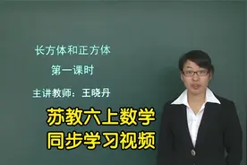 苏教版小学数学六年级上册学习视频同步课程视频封面